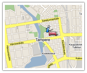 Tampereen Kaupunginosat Kartta Kartta Tampere JLGNY